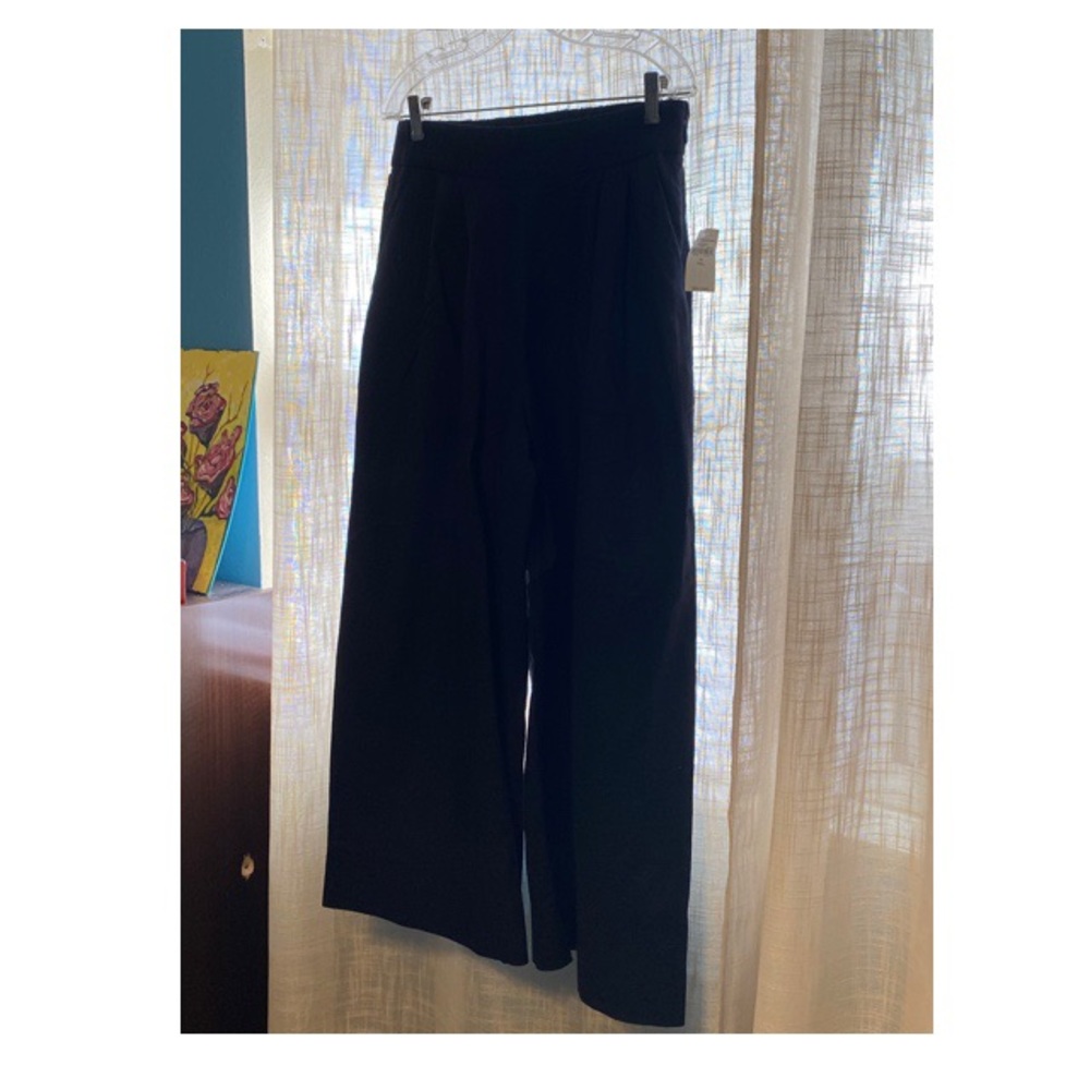 GAP 10 Tall Wide Leg Linen Cropped pants
